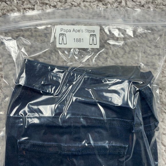 Rag & Bone Riding Jodhpurs Jeans Womens Sz 25 (27x29) Midnight Wash Lamb Leather - Picture 15 of 15